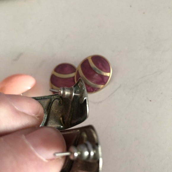 Gold and Purple Earrings Collection - Picture 9 of 16